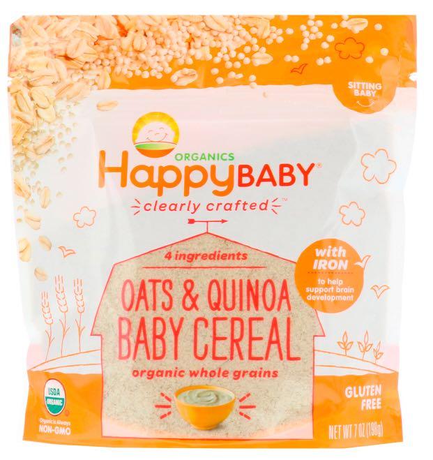 Happy baby quinoa sales cereal