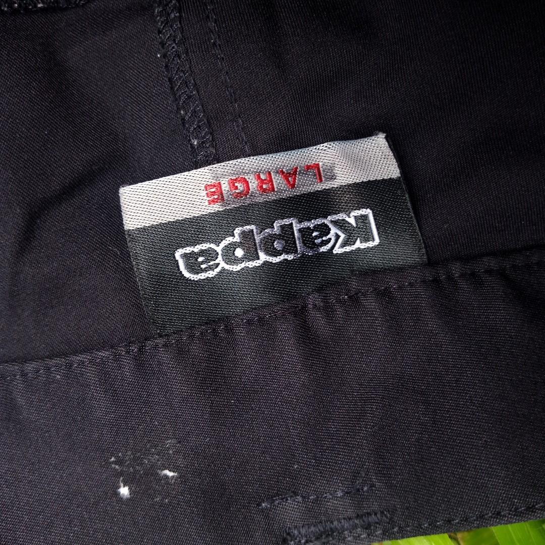 Kappa black pants (Category: Joggers) located in Quezon City. Submitted by johnpaulperezzz (Listing ID 192946837, Image 3). Description: Kappa Black slacks pants Large 32-34 Issue: Missing button in the front 250PHP plus 50 for shipping within Metro Manila plus 100-150 for shipping outside Metro Manila PM me for detailed pics. Shipping must be shouldered by the buyer Can do meet ups at UST, SM North/Trinoma, Waltermart Muñoz and Fishermall.