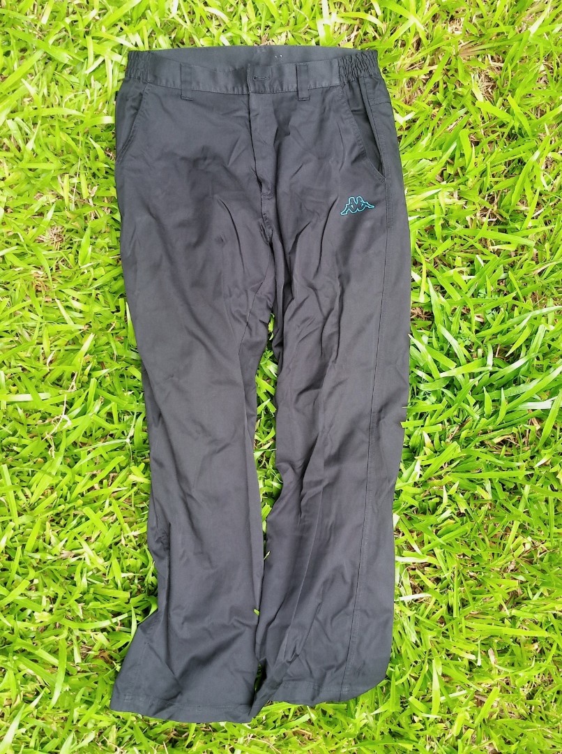 Kappa black pants (Category: Joggers) located in Quezon City. Submitted by johnpaulperezzz (Listing ID 192946837, Image 1). Description: Kappa Black slacks pants Large 32-34 Issue: Missing button in the front 250PHP plus 50 for shipping within Metro Manila plus 100-150 for shipping outside Metro Manila PM me for detailed pics. Shipping must be shouldered by the buyer Can do meet ups at UST, SM North/Trinoma, Waltermart Muñoz and Fishermall.