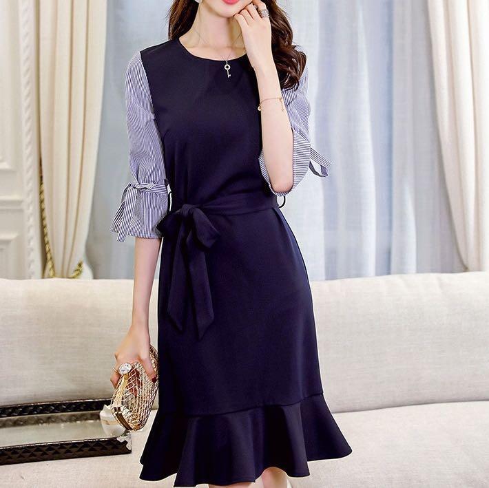 ladies navy work dresses