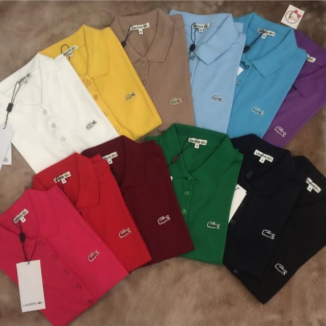Lacoste 5 Buttons, Women's Fashion, Tops, Blouses on Carousell