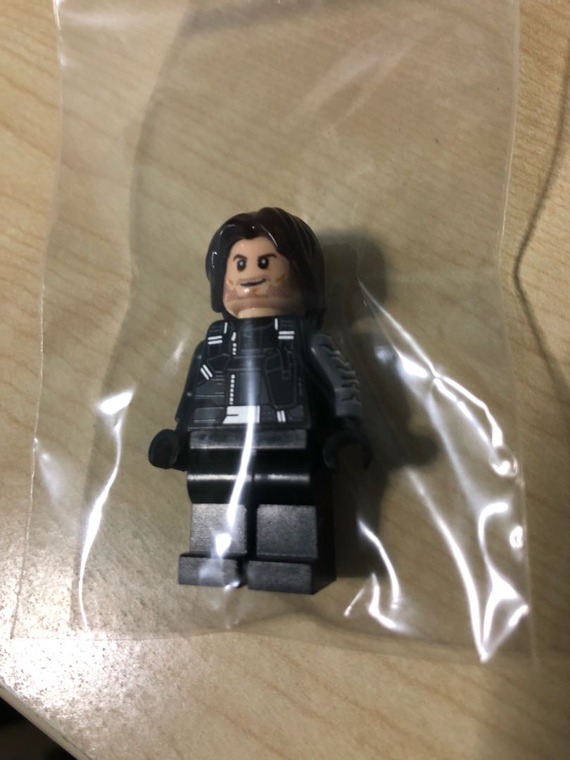 Lego Winter Soldier Bucky Minifigure Captain America Civil War 76051 Super Hero Airport Battle Marvel Hobbies Toys Toys Games On Carousell