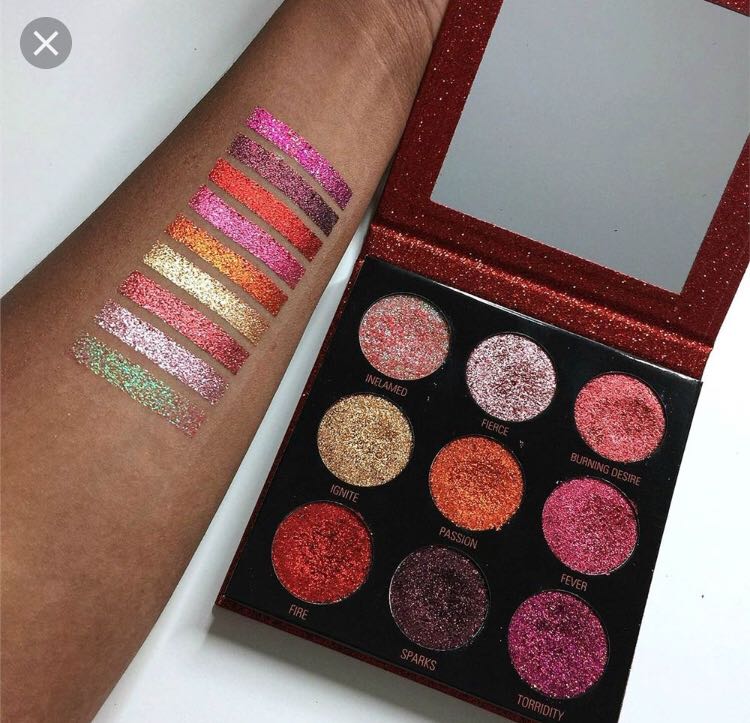 Makeup Pressed Glitter Eyeshadow Palettes, Beauty & Personal Care, Face, on Carousell