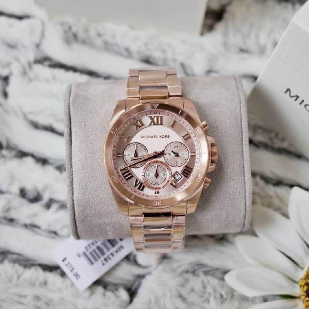 michael kors brecken rose gold