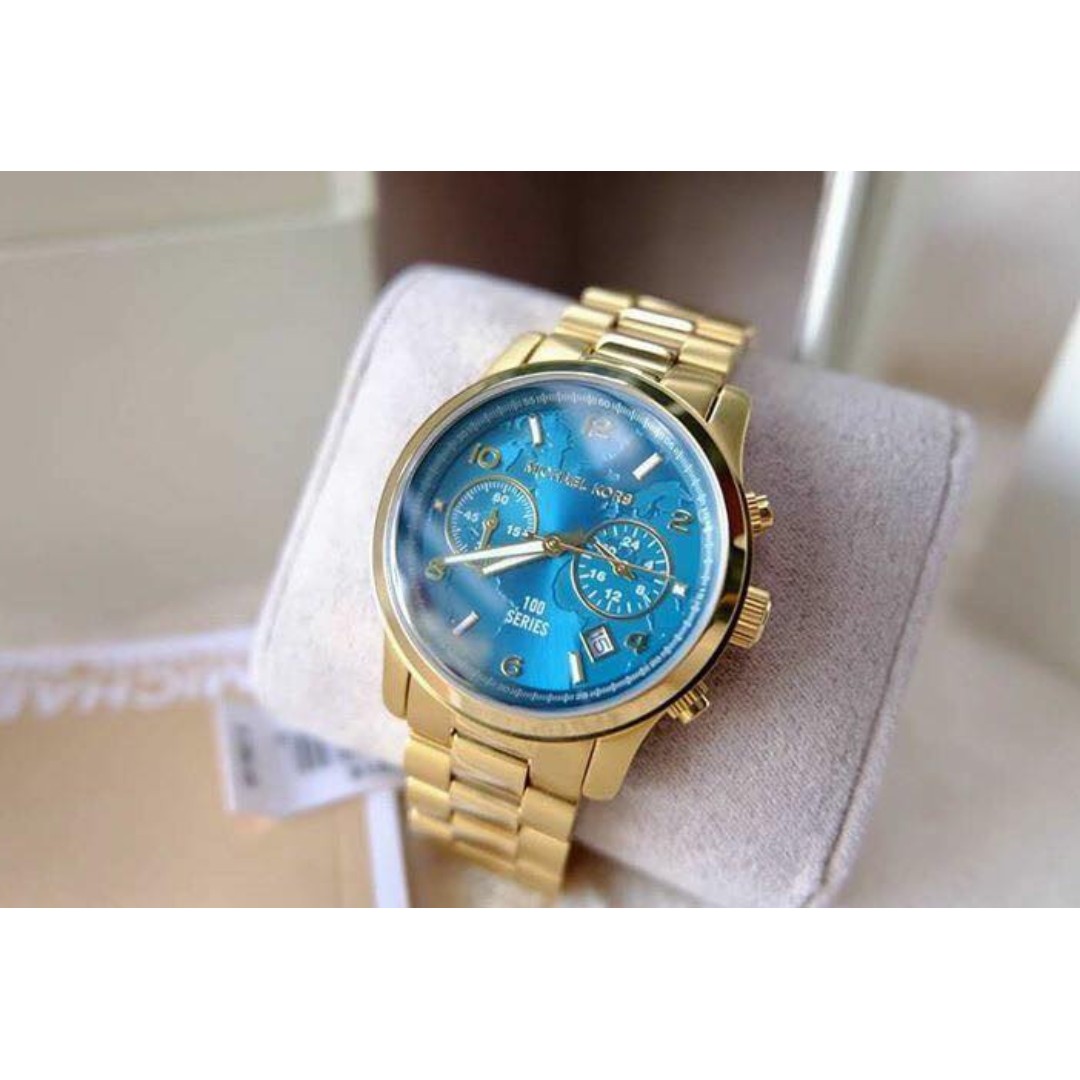 Michael Kors Hunger Stop Runway Gold-Tone Stainless Steel Women's Watch -  MK5815, Women's Fashion, Watches & Accessories, Watches on Carousell