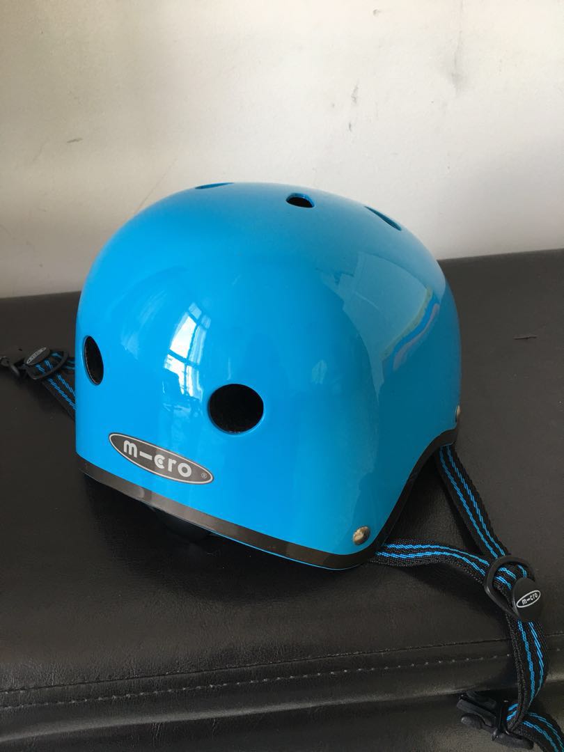 Mini micro helmet blue, Babies & Kids, Infant Playtime on Carousell