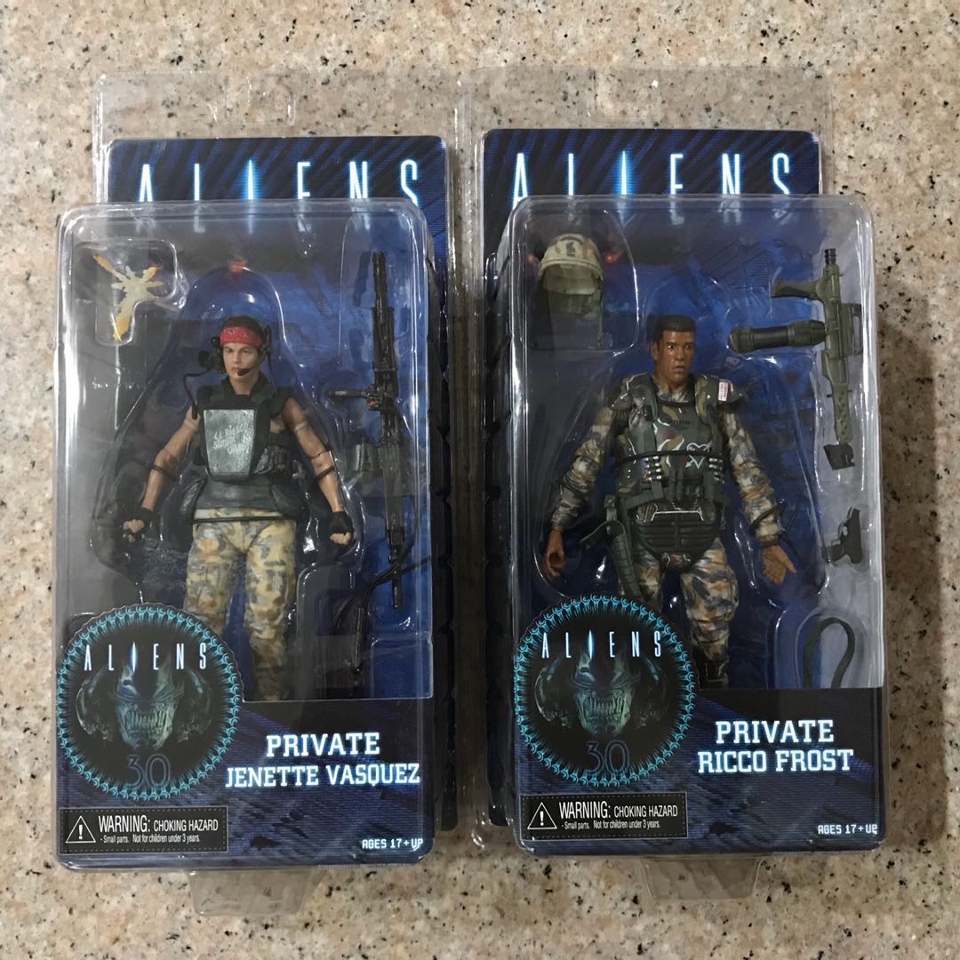 MOSC Neca Aliens Series 9 Private Jenette Vasquez Private Ricco