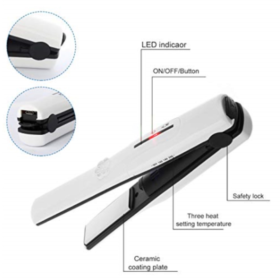 obest ceramic cordless straightener