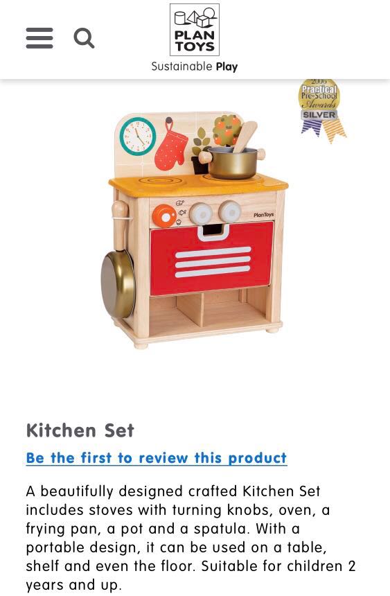 plan toys play kitchen