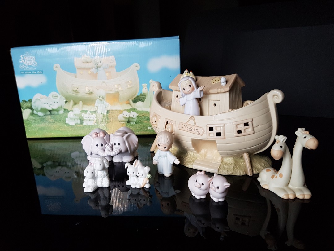 Precious Moments Figurines - Noah's Ark, Women's Fashion, Jewelry & Organisers, Precious Stones ...