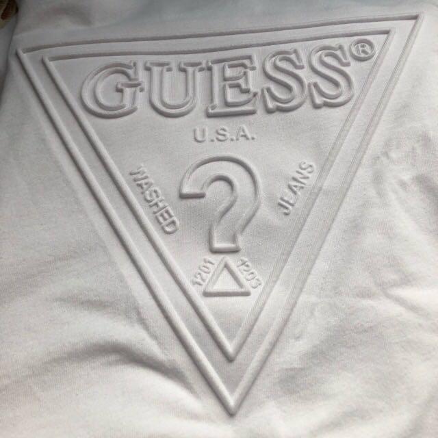 Guess white outlet shirt price
