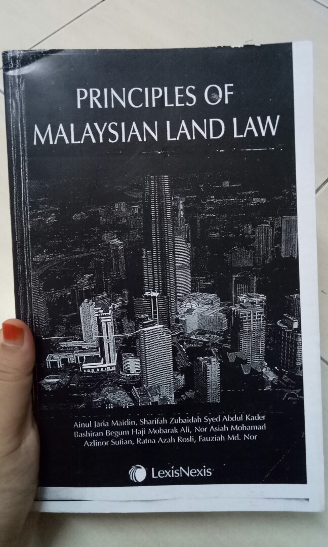 PRINCIPLES OF MALAYSIAN LAND LAW, Hobbies & Toys, Books & Magazines