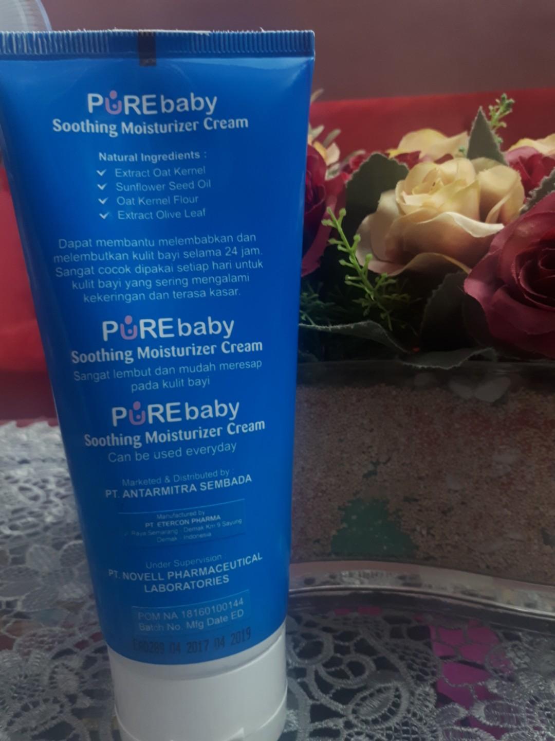 Pure Baby Soothing Moisturizer Cream, Bayi & Anak, Lainnya di Carousell