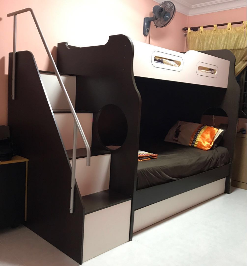 Quality Plywood double decker bed, Furniture & Home Living, Furniture