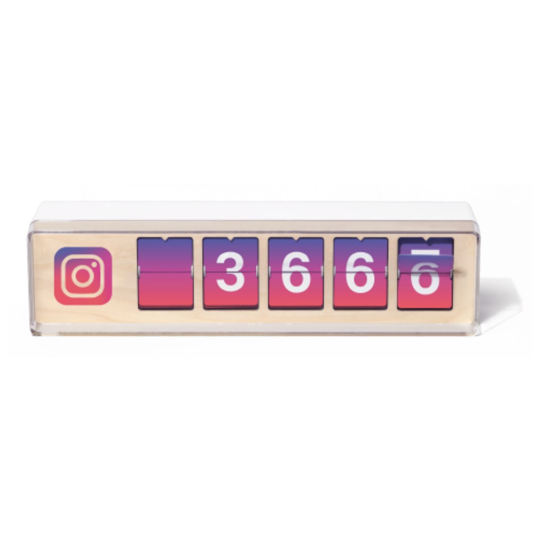 Real Time Instagram Follower Counter By Smiirl Hobbies Toys Memorabilia Collectibles Religious Items On Carousell