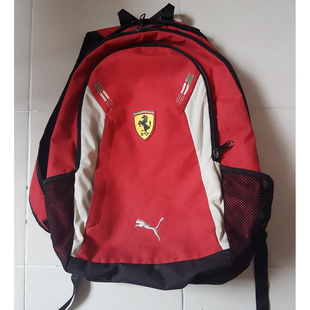 Red Puma Scuderia Ferrari Haversack Bag 