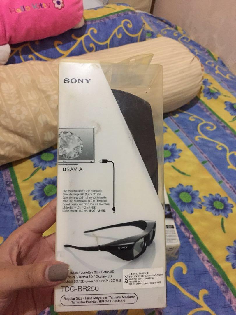 Sony bravia active 3D glasses TDGBR250 kacamata 3D, Elektronik