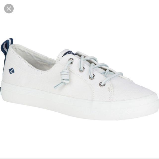 sperry white sneakers women