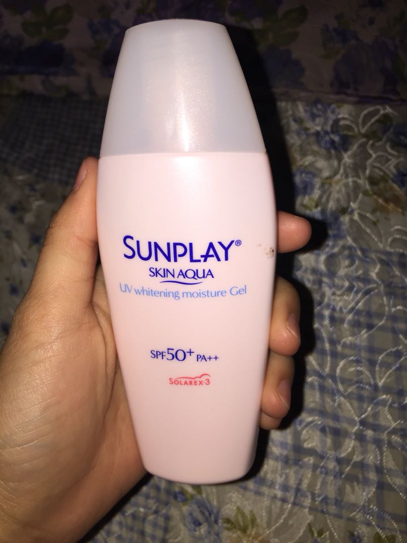 sunscreen sunplay pink