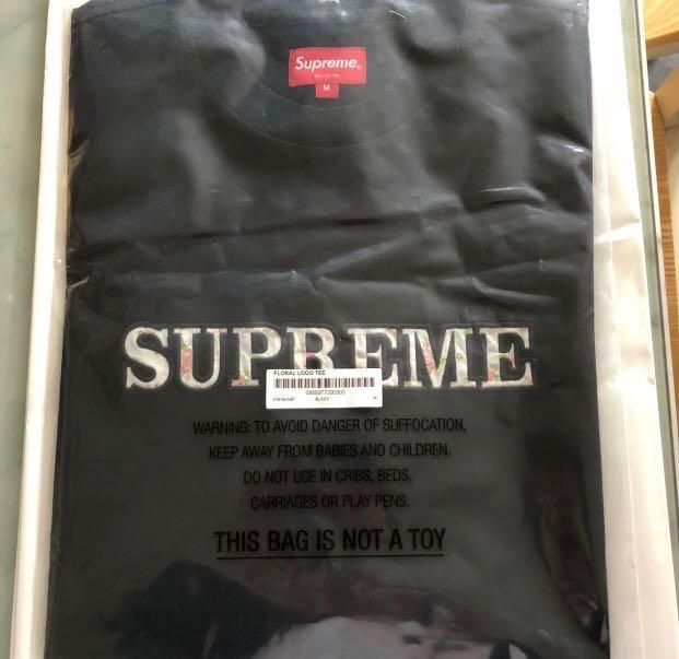 supreme floral tee