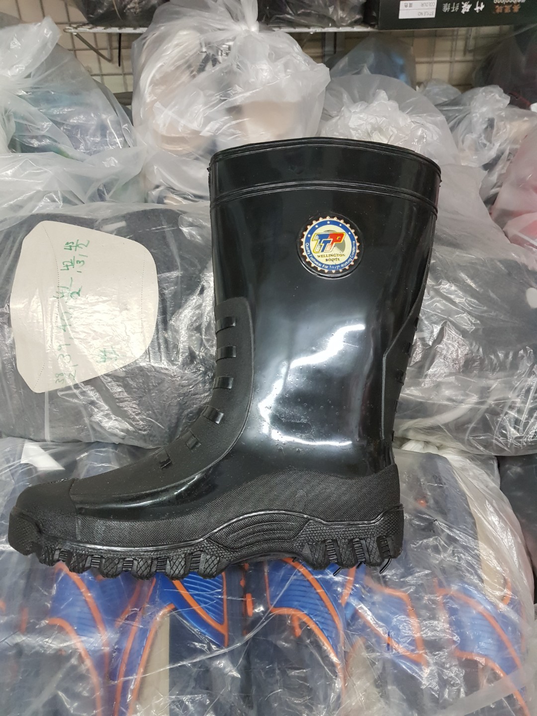 Water boots shop steel toe