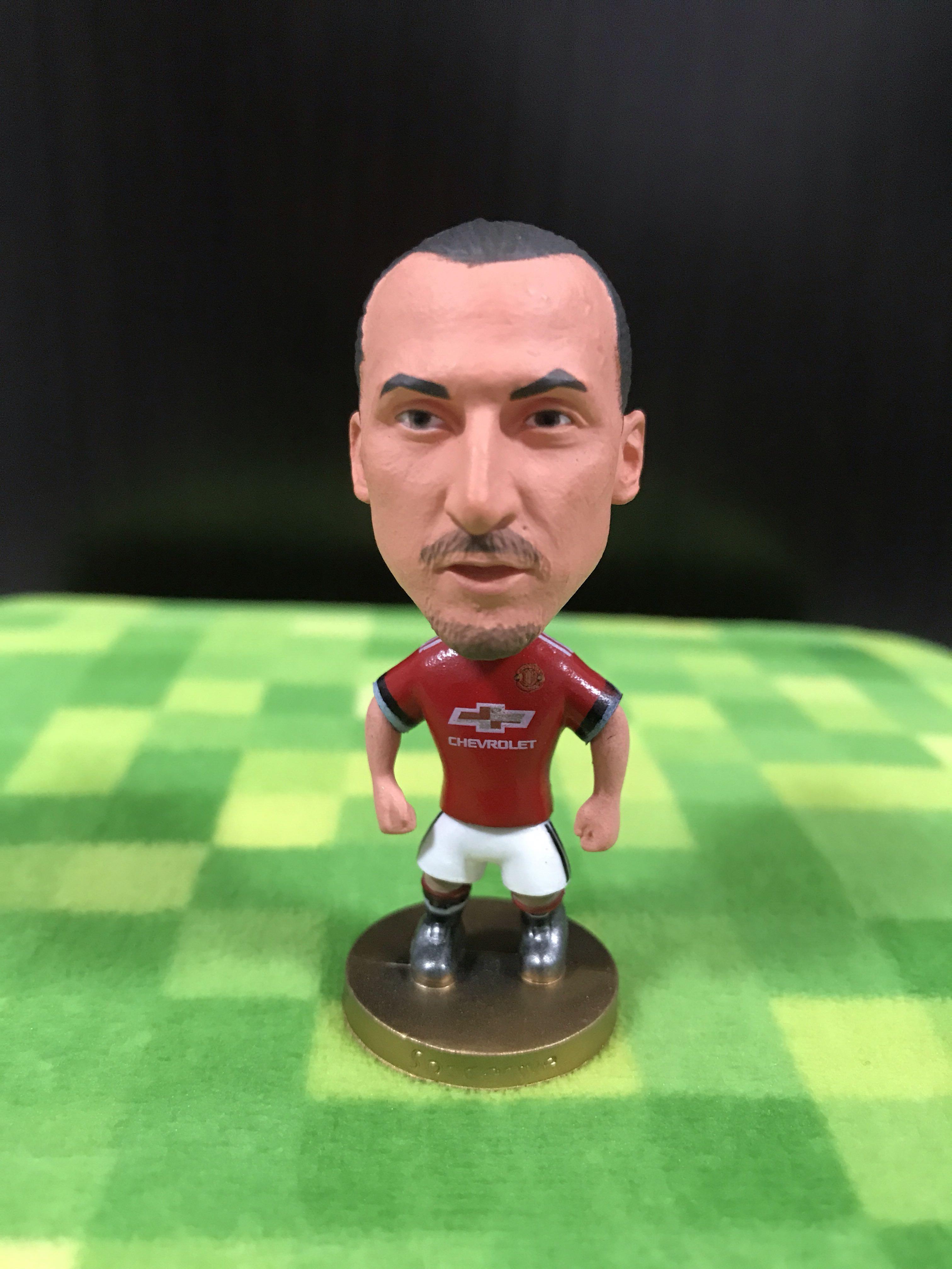 Soccer Toy Mini Figure Doll Zlatan Ibrahimovic Man Utd Home Away Jersey Football 