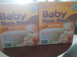 Baby Mum-Mum rice rusks
