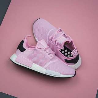 Originals nmd r1 pink and white best sale