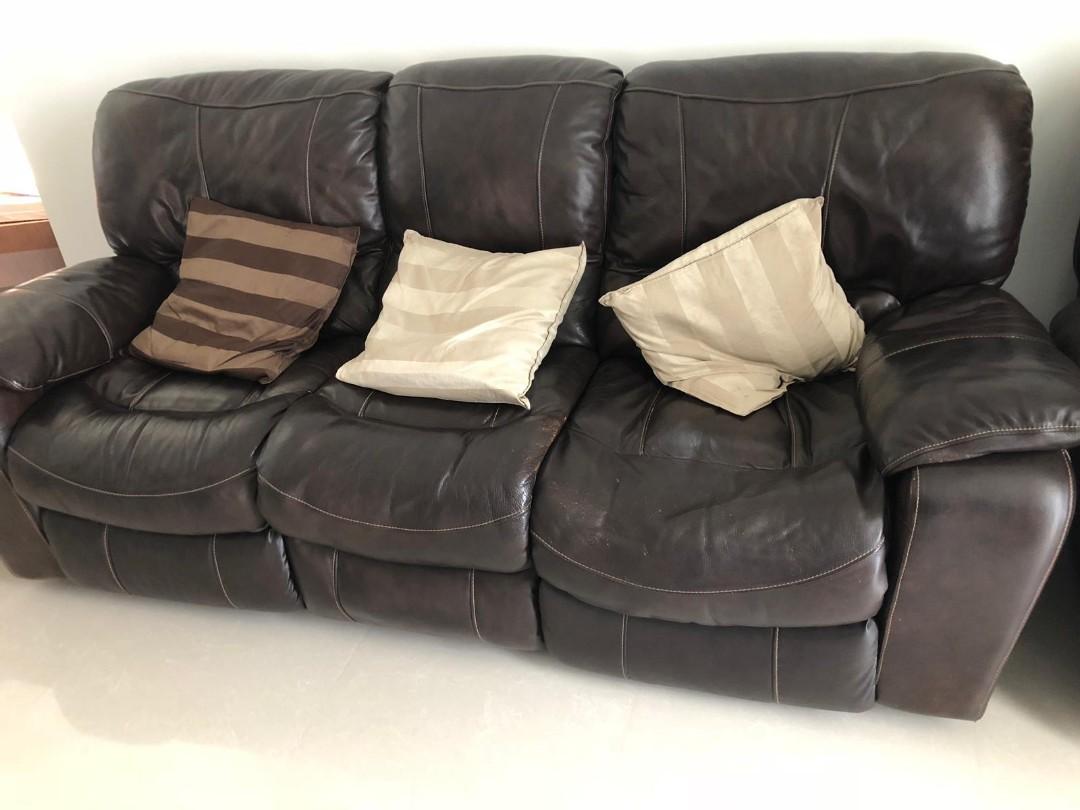 3 seater electric recliner sofa for sale, Furniture & Home Living