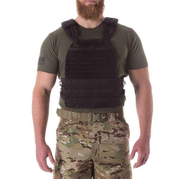 5.11 TacTec Plate carrier weighted vest, Sports Equipment, Exercise
