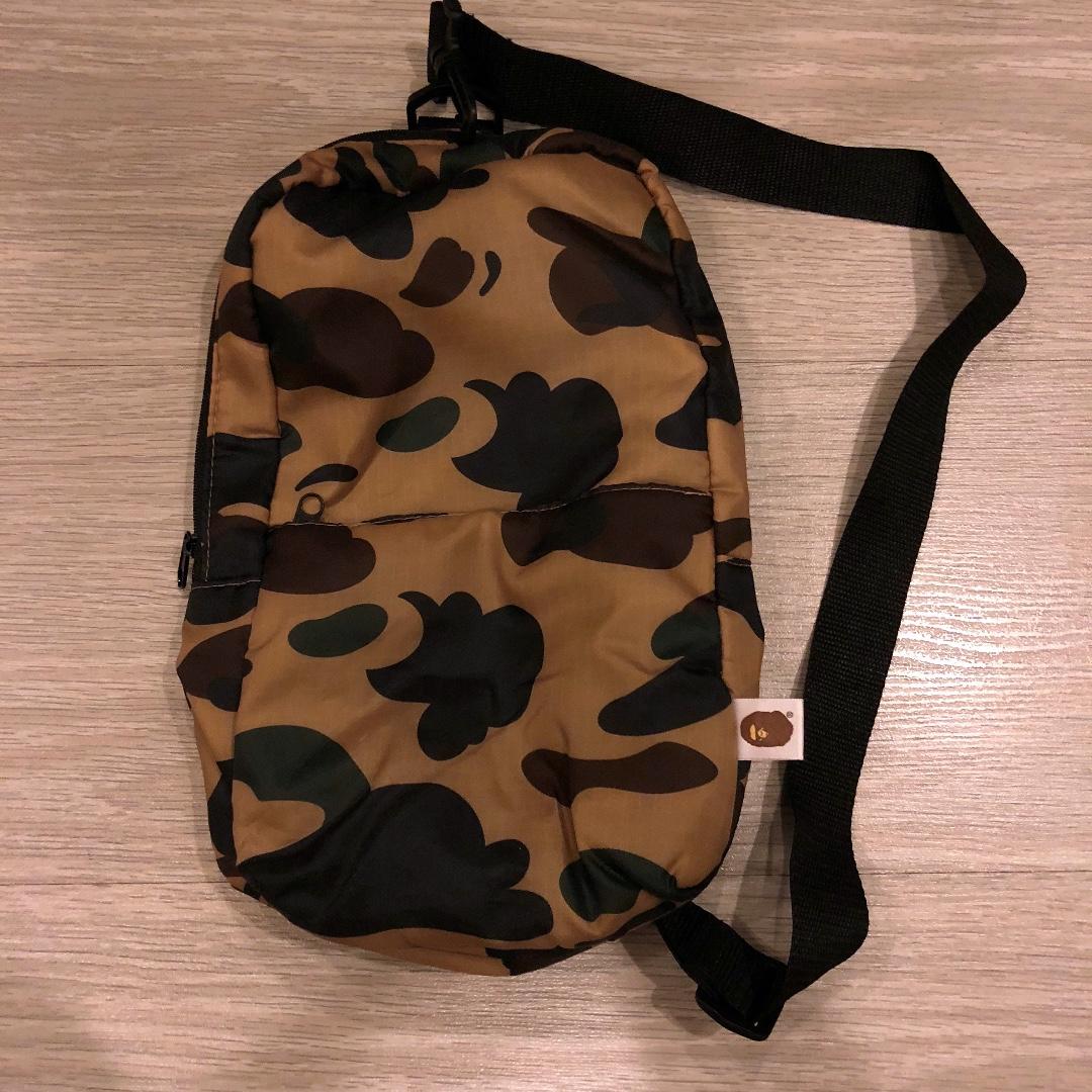 A Bathing Ape Camo Sling Bag Men s Fashion Bags Sling Bags on Carousell