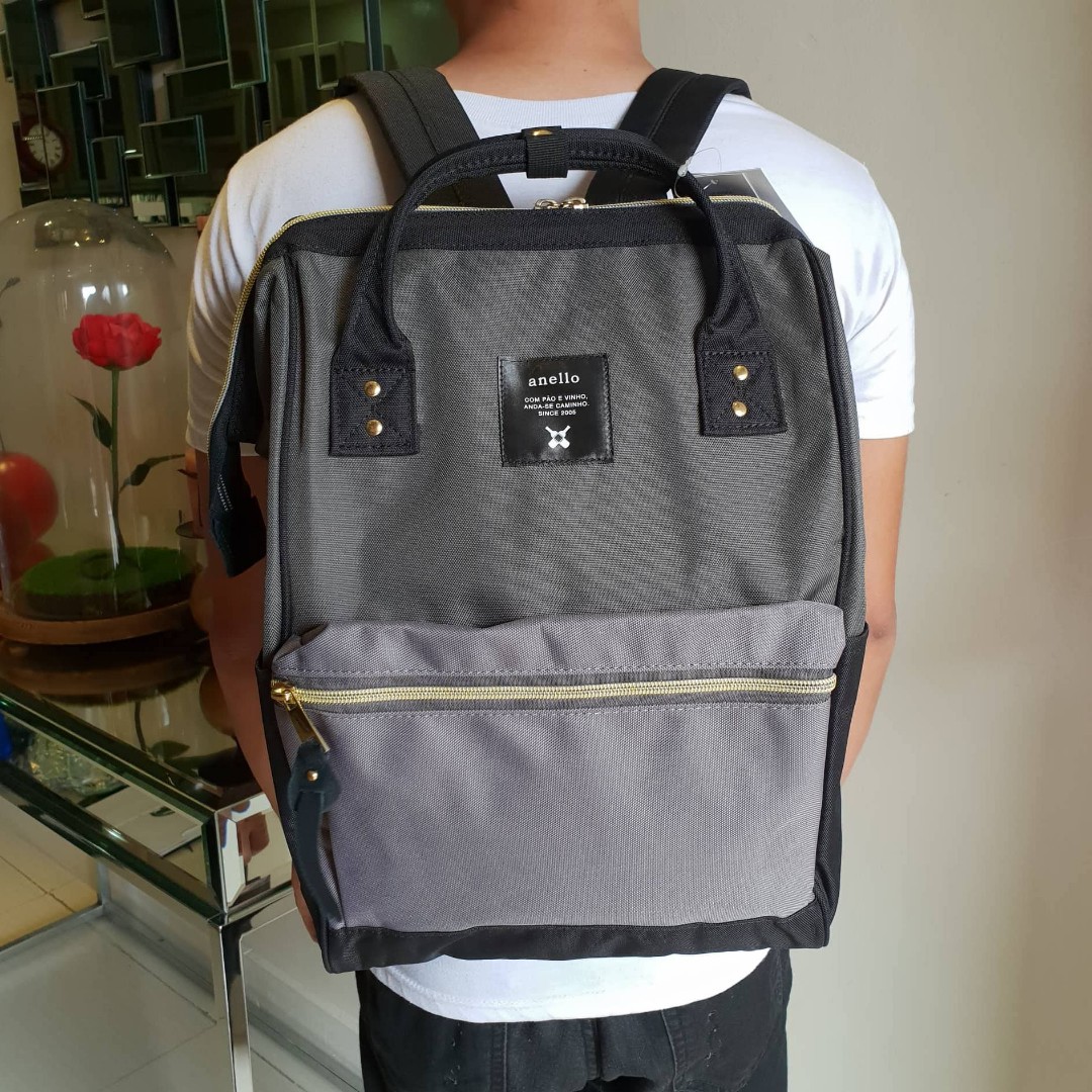 Anello Classic Backpack Grey, Men's Fashion, Bags, Backpacks on Carousell