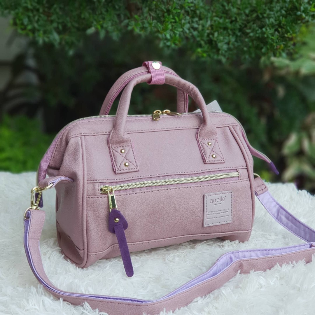 Authentic ANELLO PU Leather Mini Boston Sling Bag - Bags & Wallets for sale  in Kulai, Johor