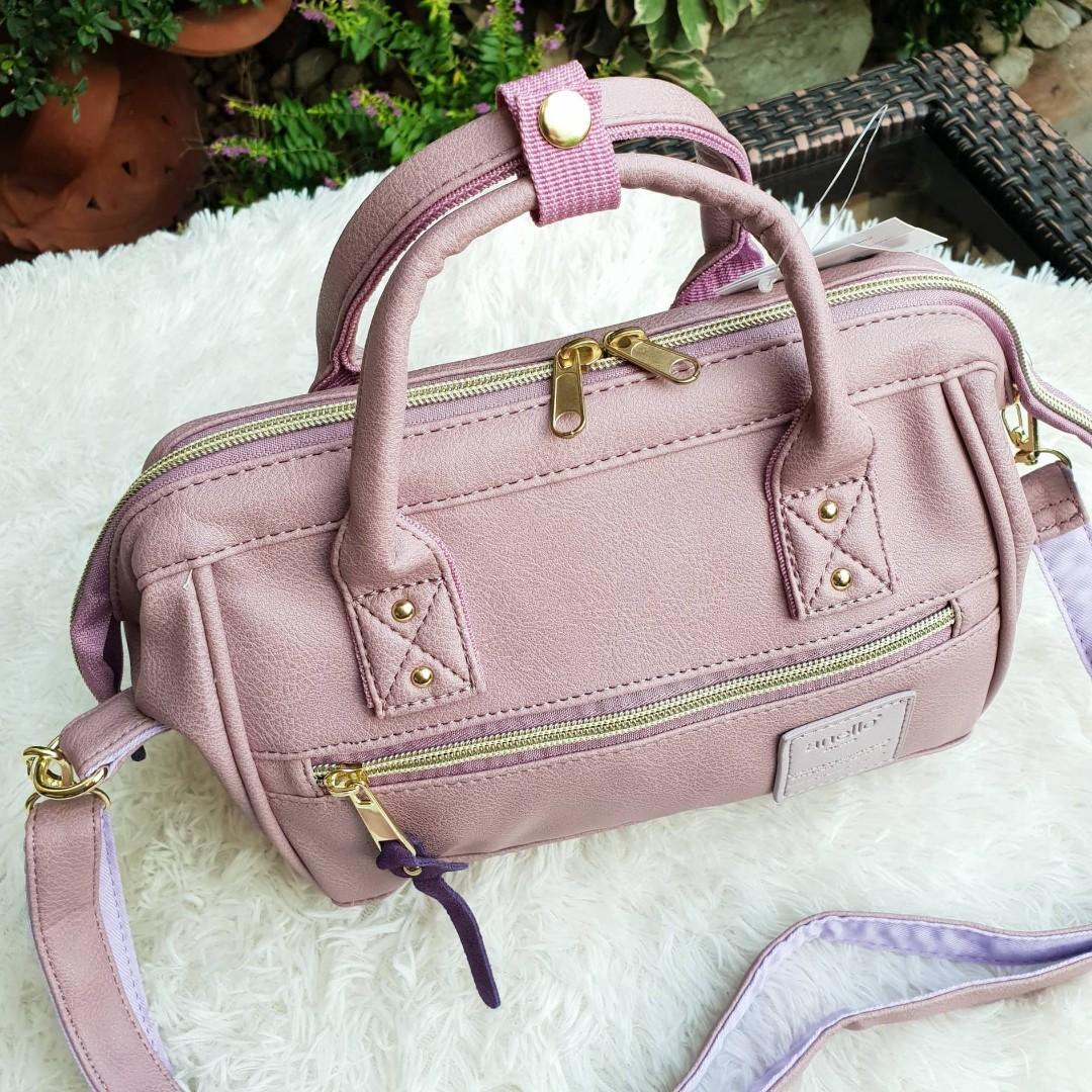 ✨ NEW ✨ ANELLO Boston A5 Leather 👉 2-Way Sling Pastel Colors