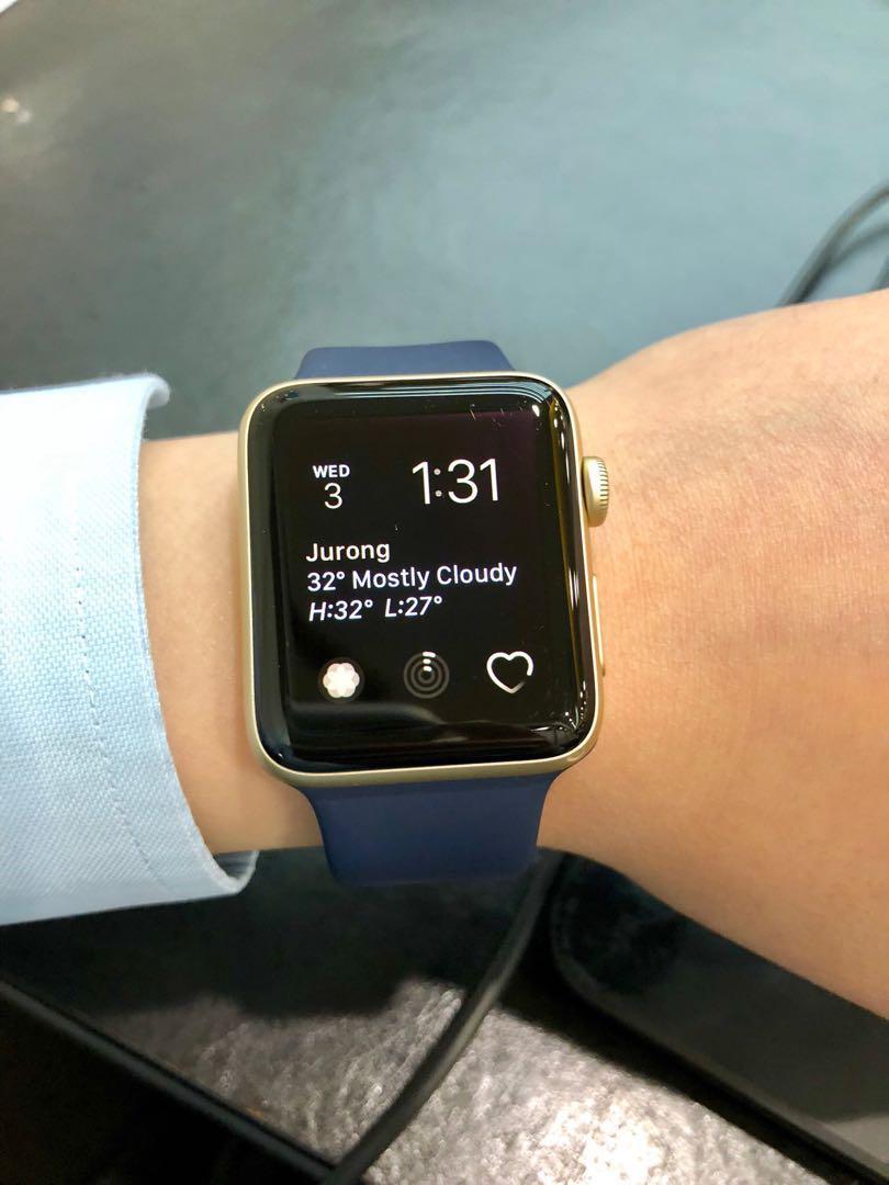 Apple Watch Series 2 42mm Gold Color, Mobile Phones \u0026 Gadgets, Wearables \u0026  Smart Watches on Carousell