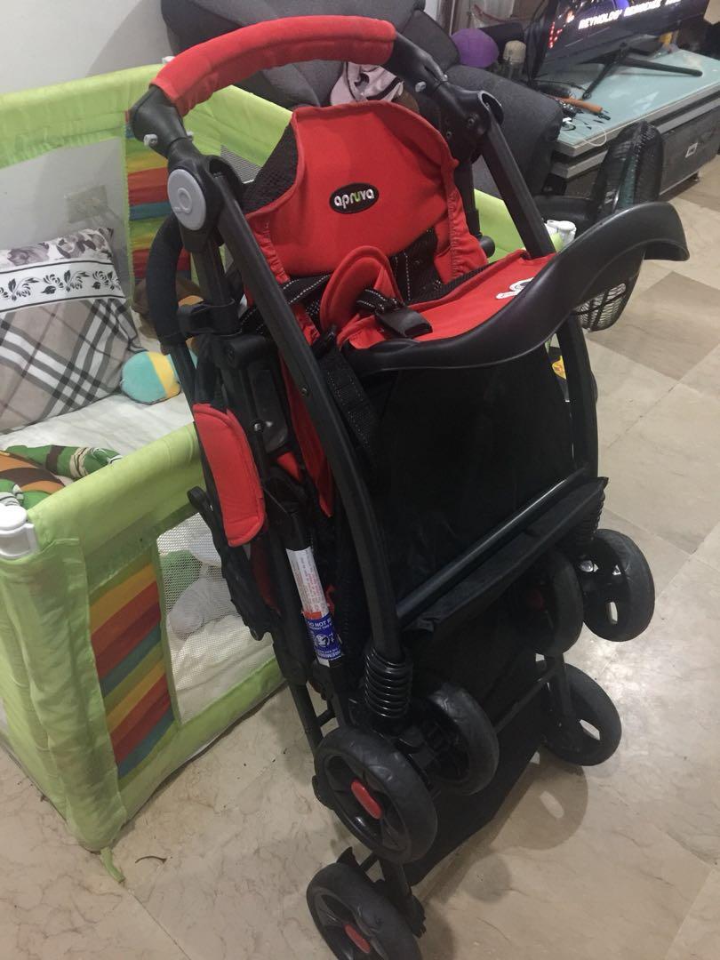apruva twin stroller