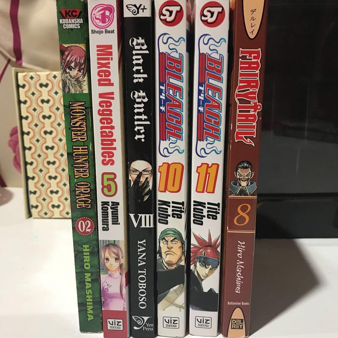 Assorted English Manga from Kinokuniya, Hobbies & Toys, Books