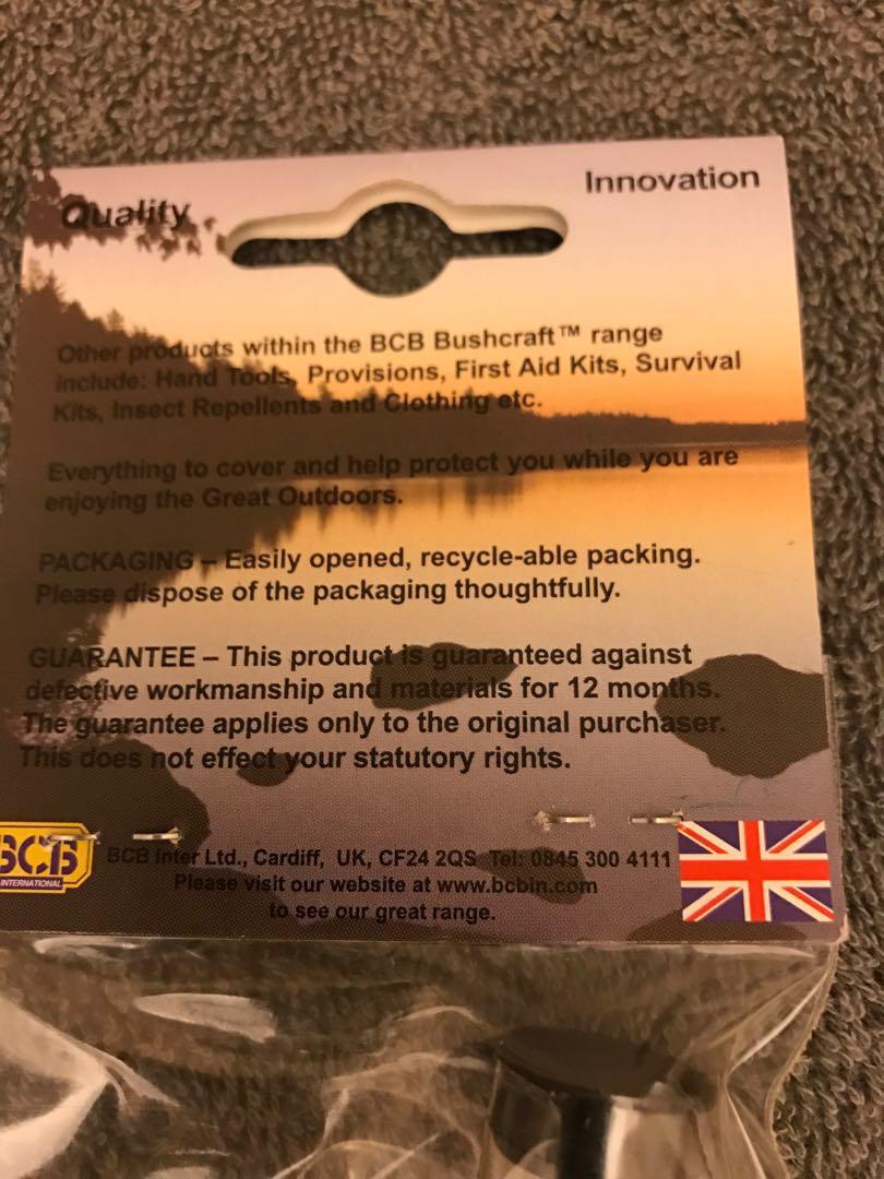 British Army issue "Bush Craft" Water Purification Straws, TV & Home