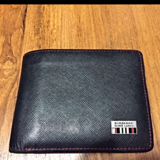 Burberry Black Label Wallet With Coin 