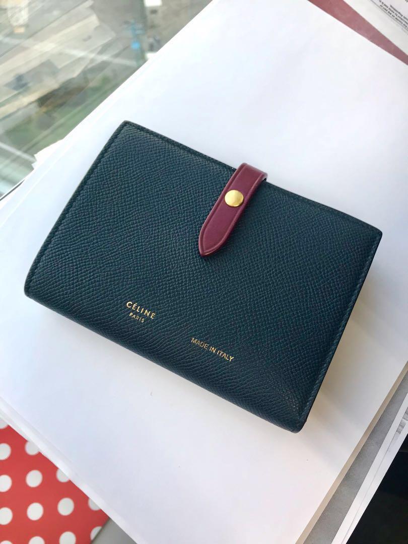 celine strap wallet medium