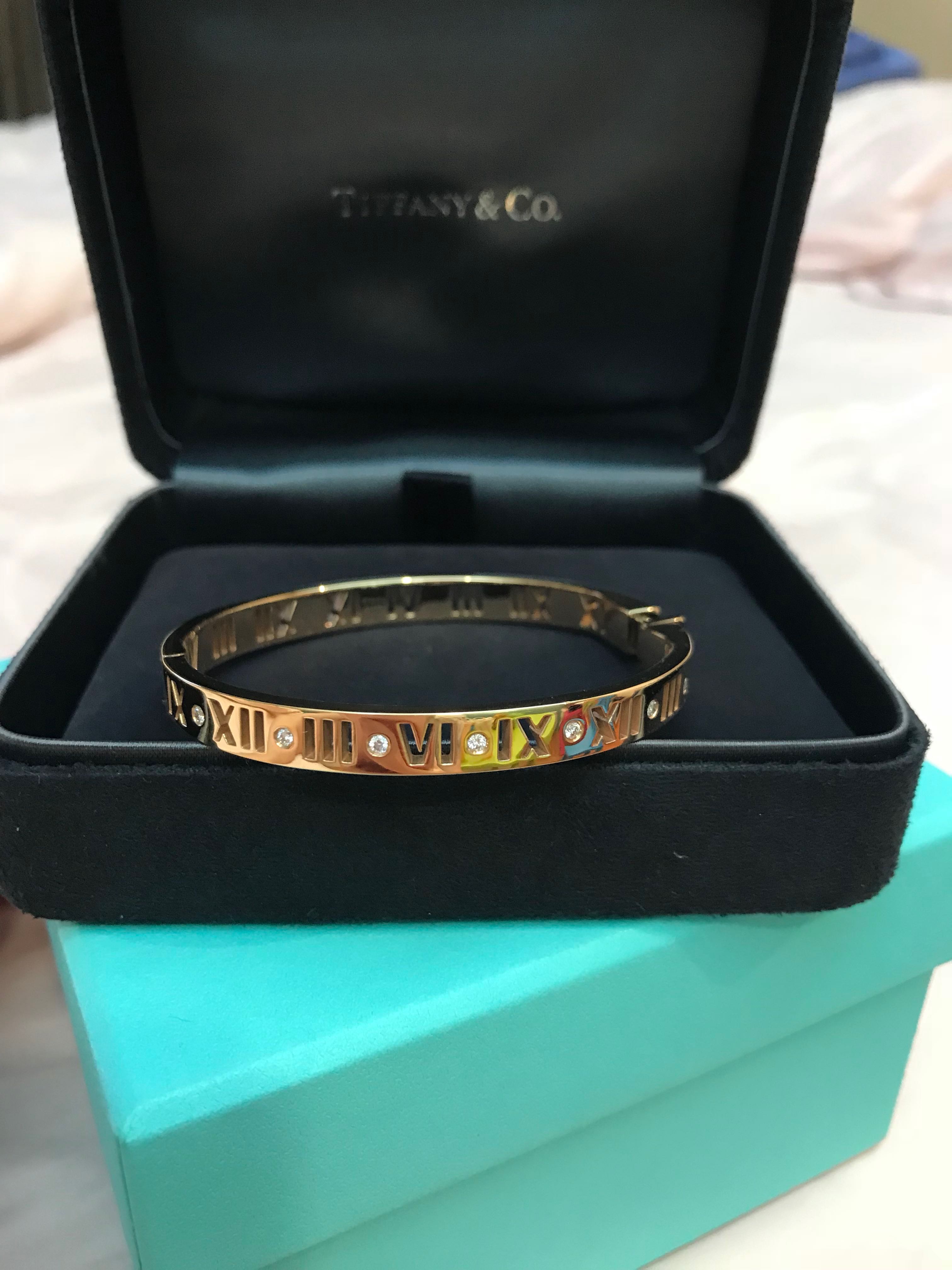 Tiffany atlas deals bangle gold