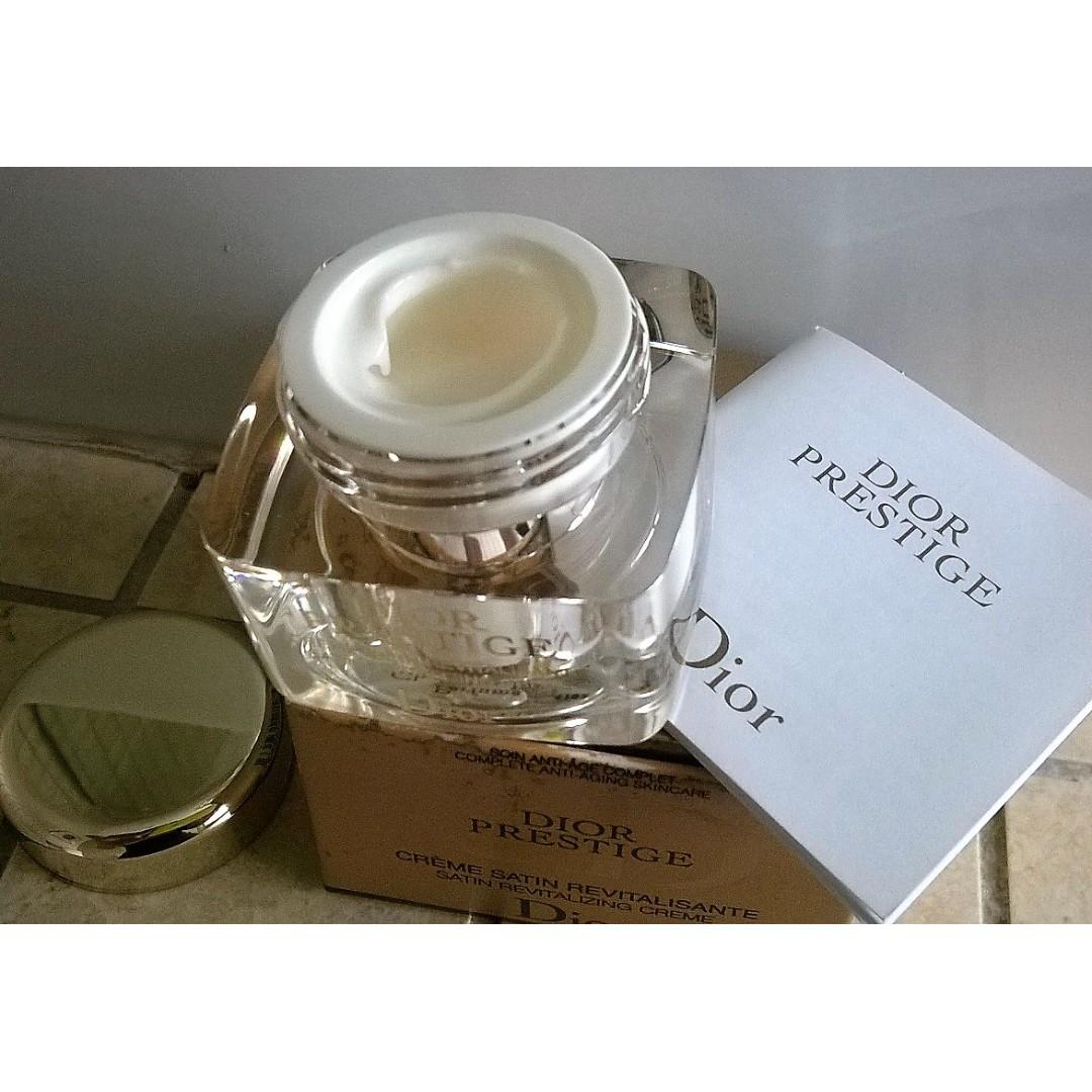 Dior prestige satin revitalizing creme top