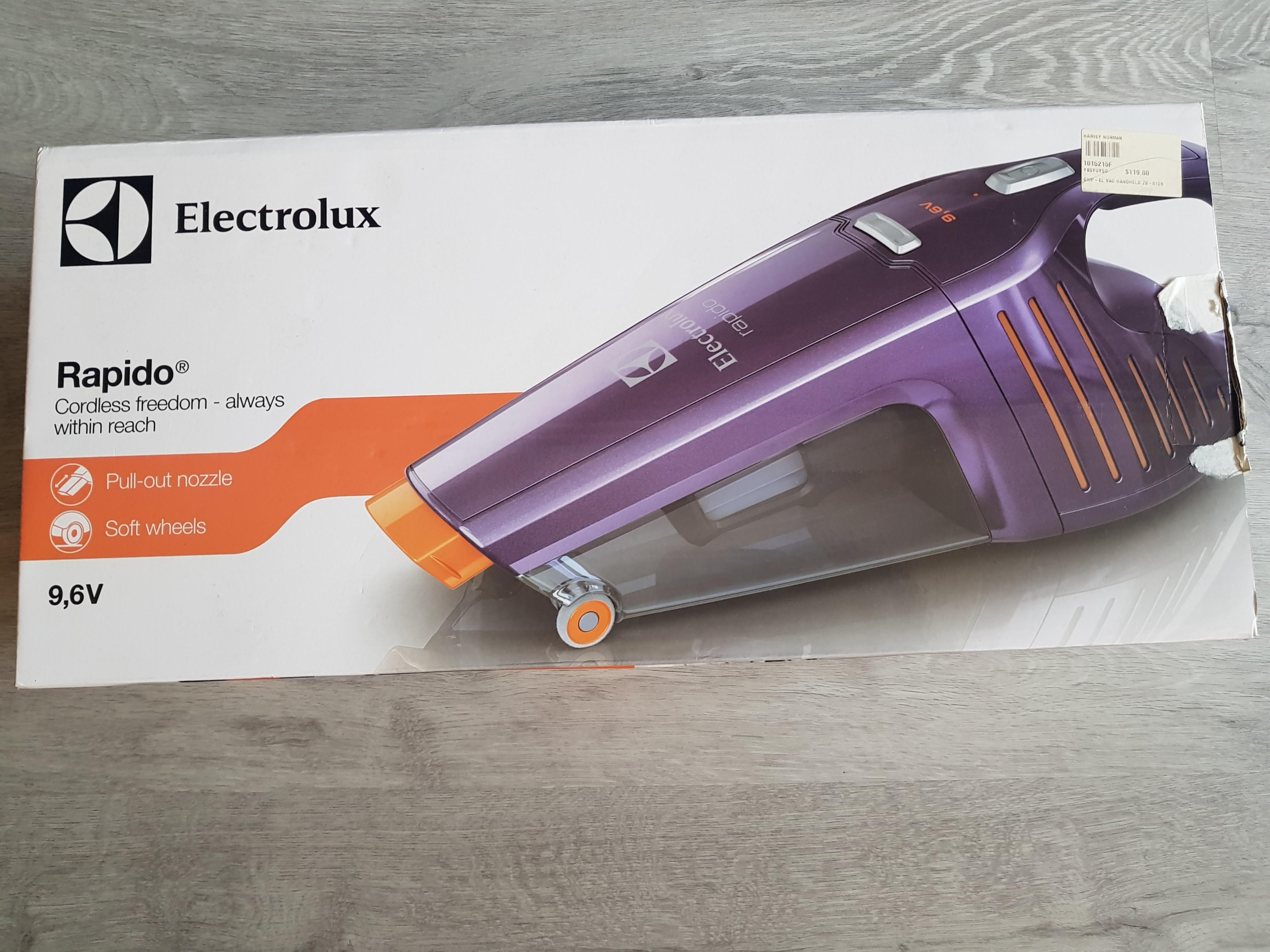 Electrolux Rapido Cordless Handheld Vacuum, TV & Home Appliances