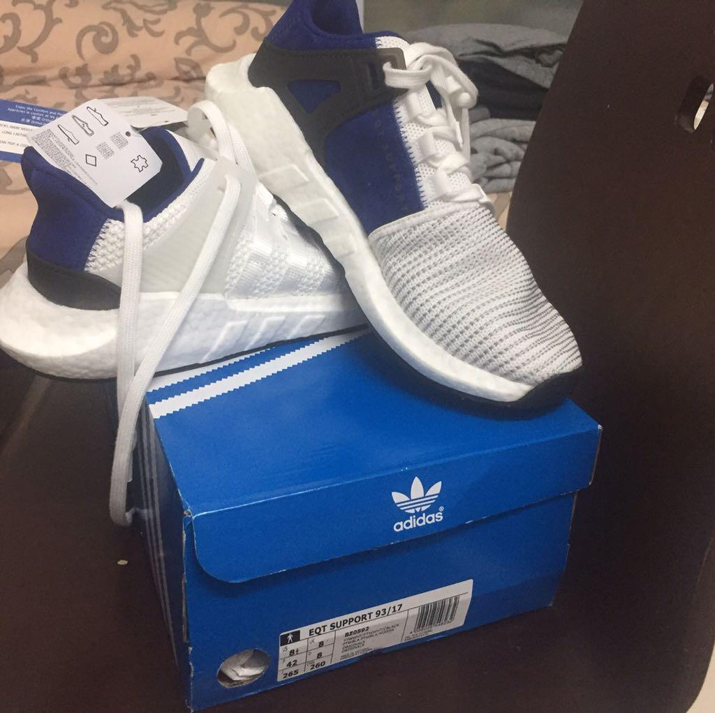 EQT boost egite and blue Men s Fashion Footwear Sneakers on Carousell