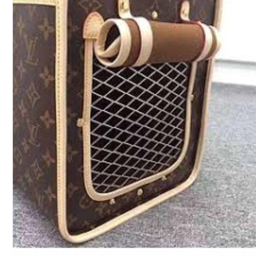 Louis Vuitton Sac Chien 50 LV Dog or Cat Carrier Bag 50 Monogram FREE  POSTAGE & FREE BAG NAME TAG For ANY Small Animal Pet Pets Friendly Bag  M42021