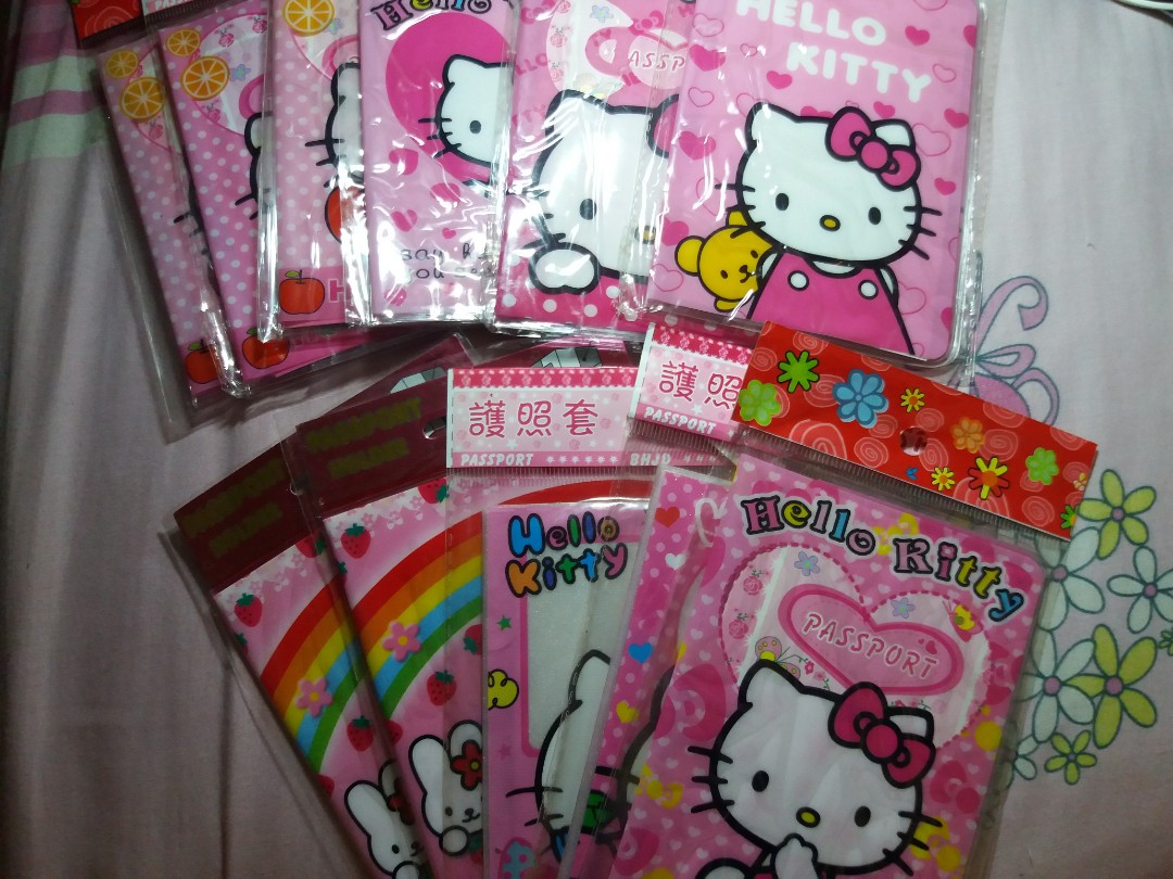 Hello Kitty Passport Cover, Hobbies & Toys, Travel, Travel Essentials ...