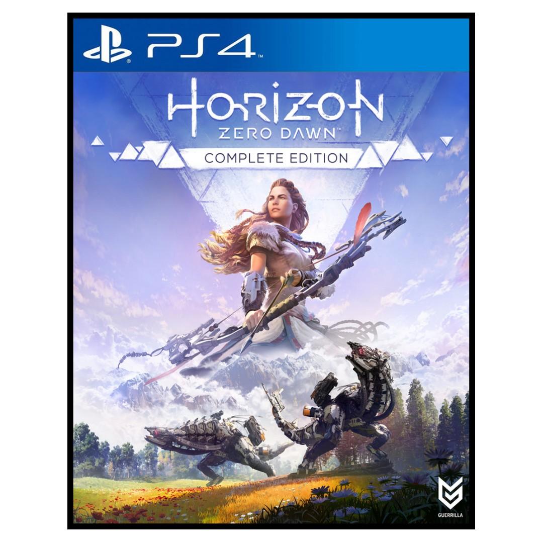 Horizon Zero Dawn Complete Edition Ps4 Dlc Un Redeemed Toys Games Video Gaming Video Games On Carousell