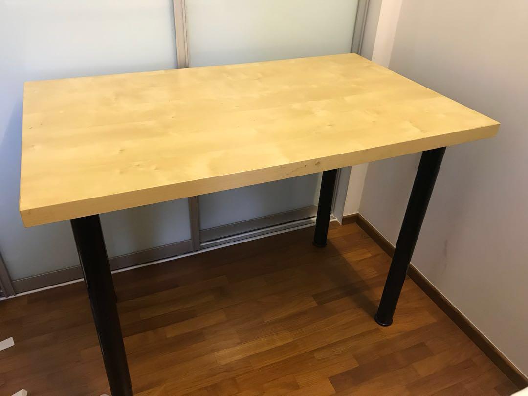 IKEA study table, Furniture & Home Living, Furniture, Tables & Sets on