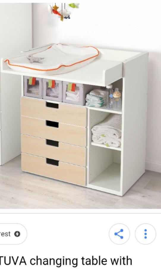 Ikea stuva changing table, Babies & Kids, Baby Nursery & Kids Furniture