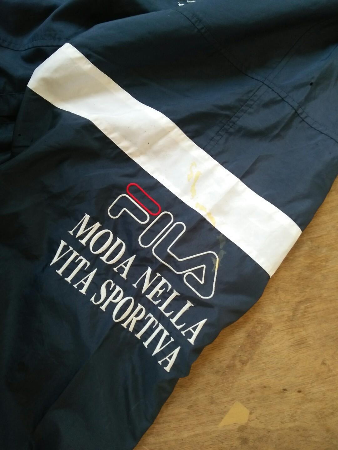 size fila jacket